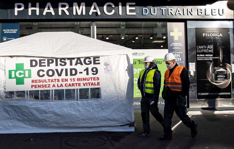 Francia registra un nuevo récord diario con más de 58.000 casos en 24 horas