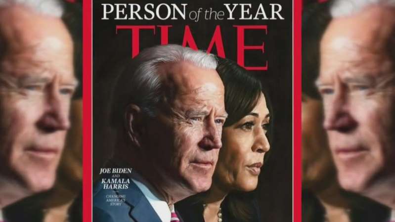 Biden y Harris vencen a Trump otra vez, ahora como personajes del año, según la revista Time