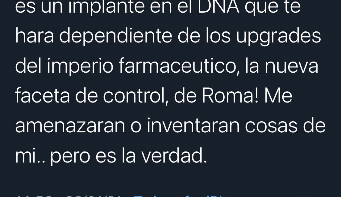 Suspenden cuenta de León Larregui en Twitter por incitar a no vacunarse contra el COVID-19