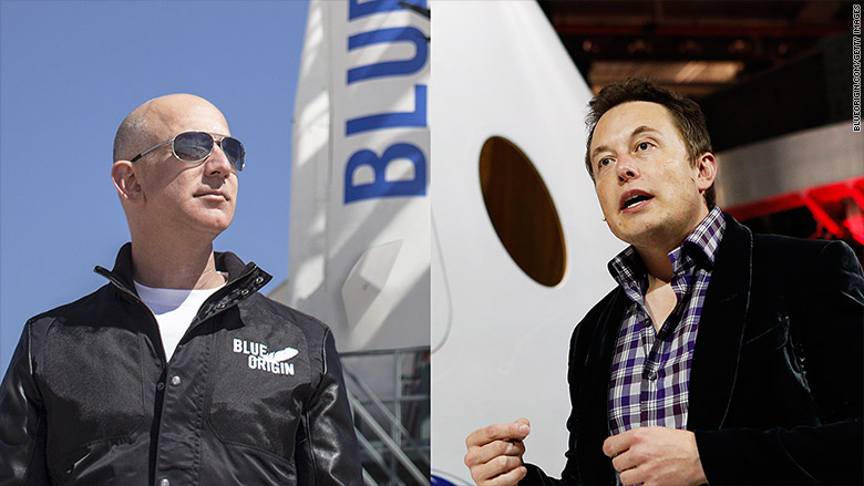Musk y Bezos pelean por órbitas para sus flotas de satélites