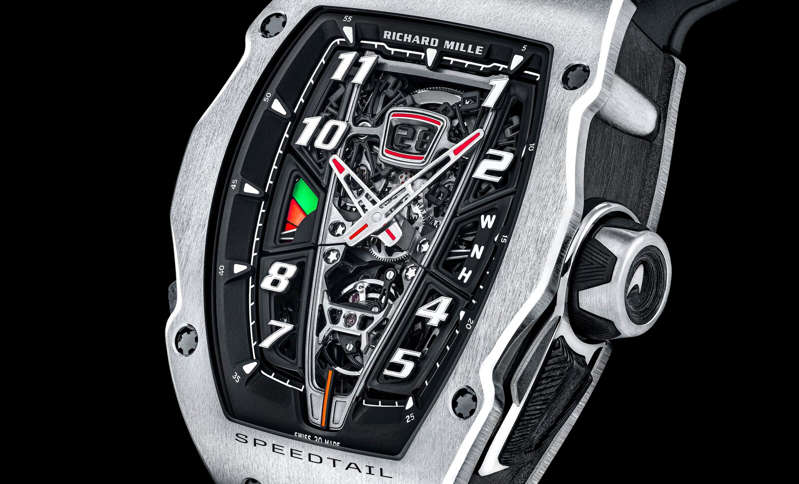 RM 40-01 Automatic Tourbillon McLaren Speedtail: el reloj más extremo creado por Richard Mille