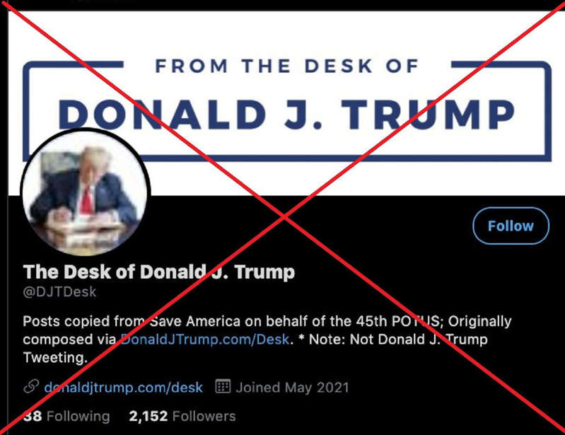Trump abre nueva cuenta en Twitter… pero lo vuelven a vetar