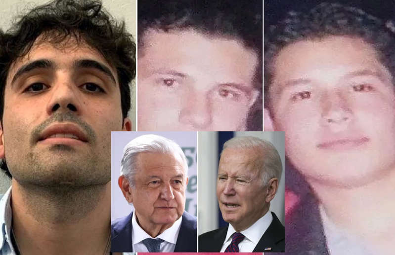 “Son mis Narcos”. Advierte AMLO a Joe Biden sobre recompensa por los hijos del Chapo Guzmán
