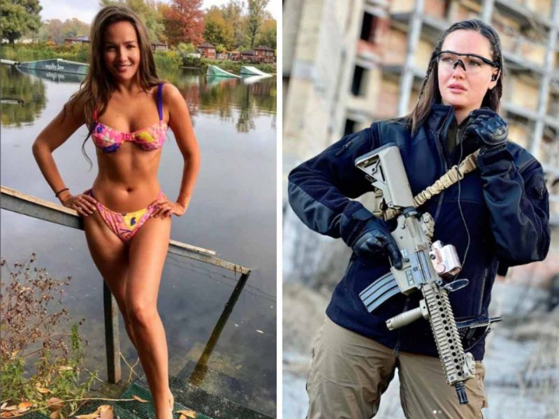 Ella es Anastasiia Lenna: Miss Ucrania y se suma al ejército para luchar contra la invasión Rusia