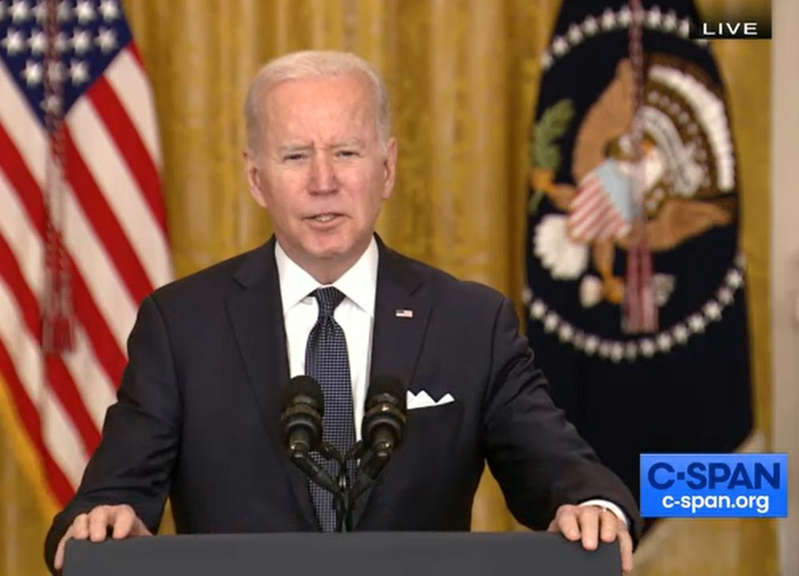 Biden afirma que Estados Unidos está listo sobre Rusia y Ucrania: “Pase lo que pase”