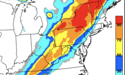 Anticipan fuertes nevadas en el este de EE.U.U. para el viernes y sábado por una “bomba ciclónica”