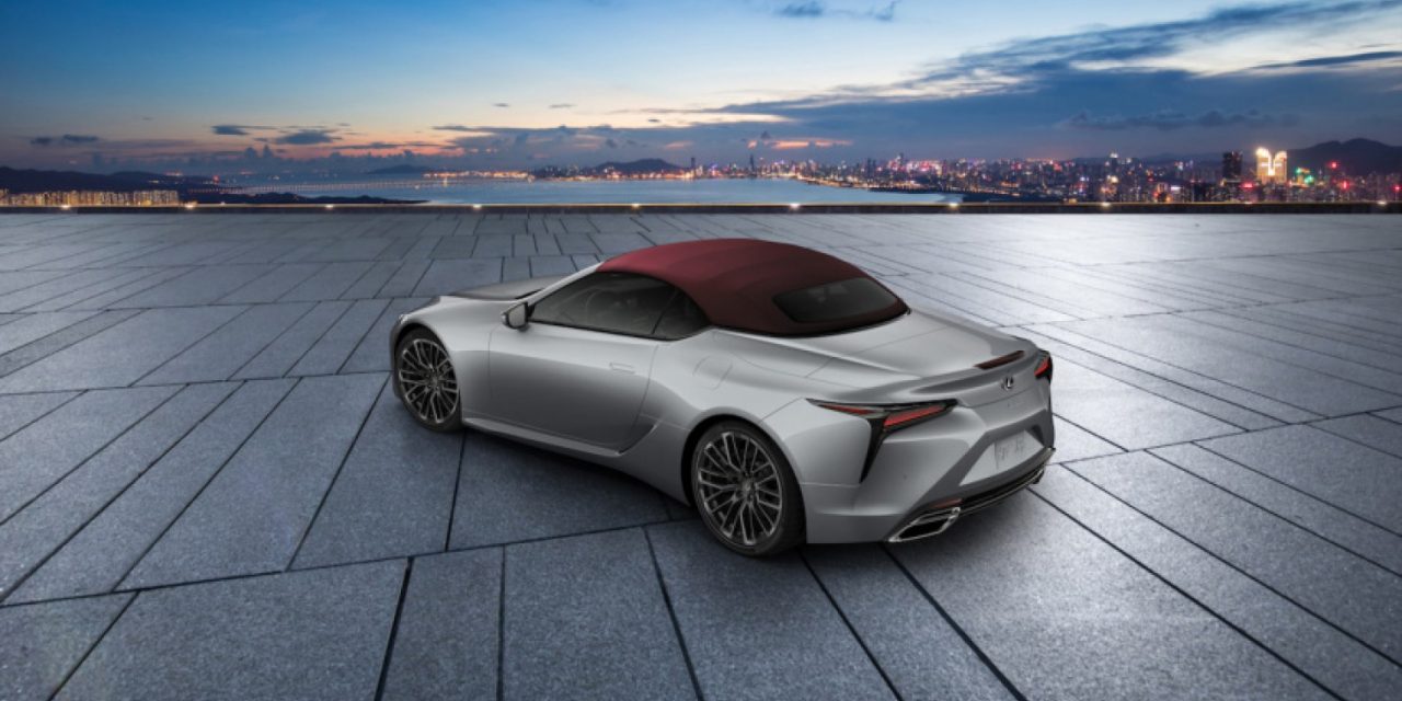 2022 Lexus LC500 Inspiration Series Convertible Gets a Stunning Red Soft-Top