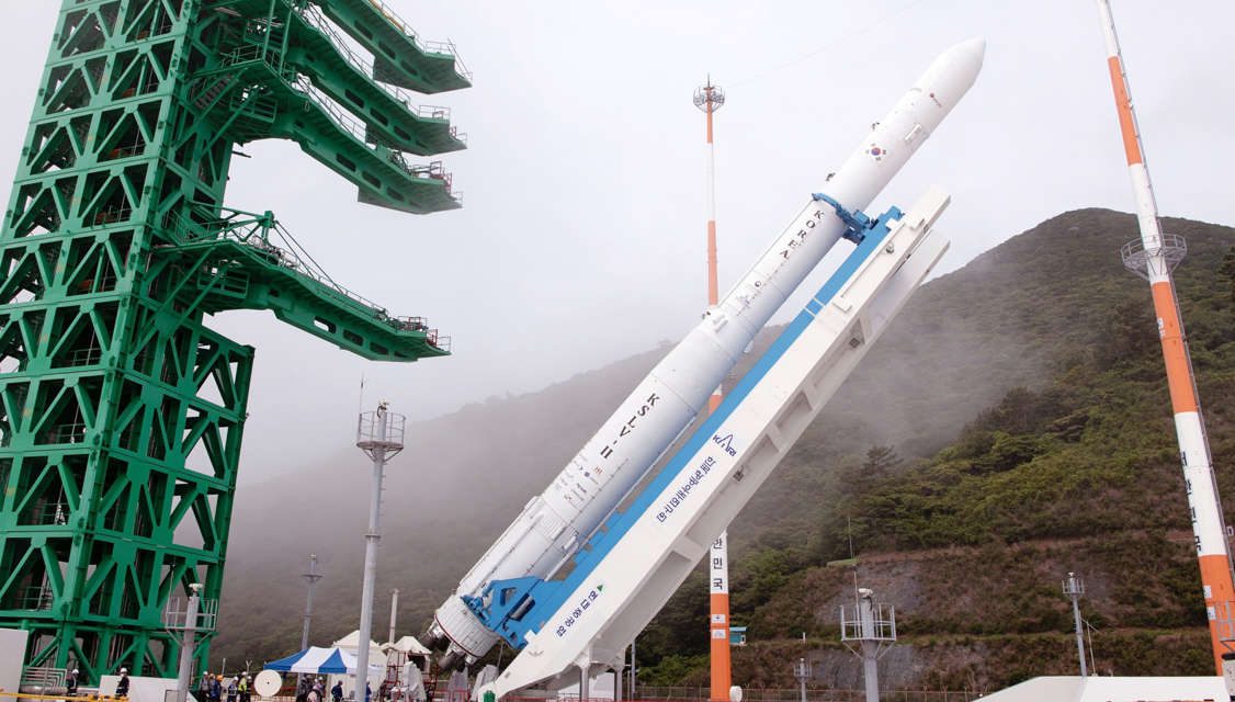 Todo listo para el lanzamiento del cohete espacial surcoreano Nuri