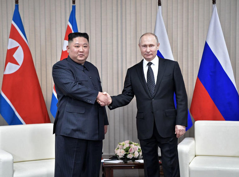 Vladimir Putin y Kim Jong-un intercambian cartas sugiriendo alianza de ambos países contra Occidente