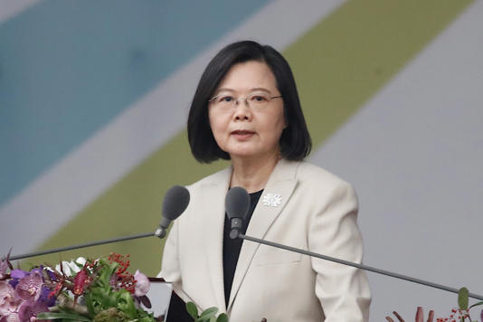 La presidenta de Taiwán replica a Xi: “Taiwán es un país soberano y democrático”