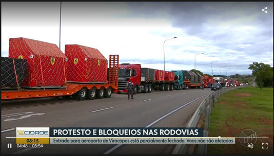 Ferrari afectado por las protestas en Brasil por Bolsonaro