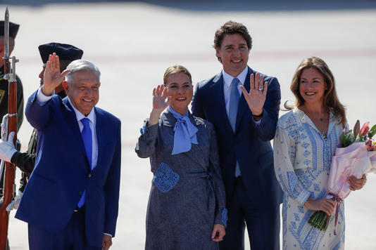 Justin Trudeau arriba a México para cumbre trilateral con Joe Biden y Obrador