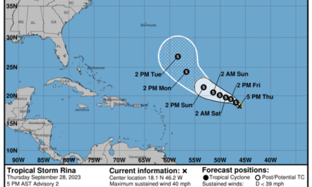 ¿Hacia dónde se dirige la tormenta tropical Rina y qué lugares del Atlántico impactaría?