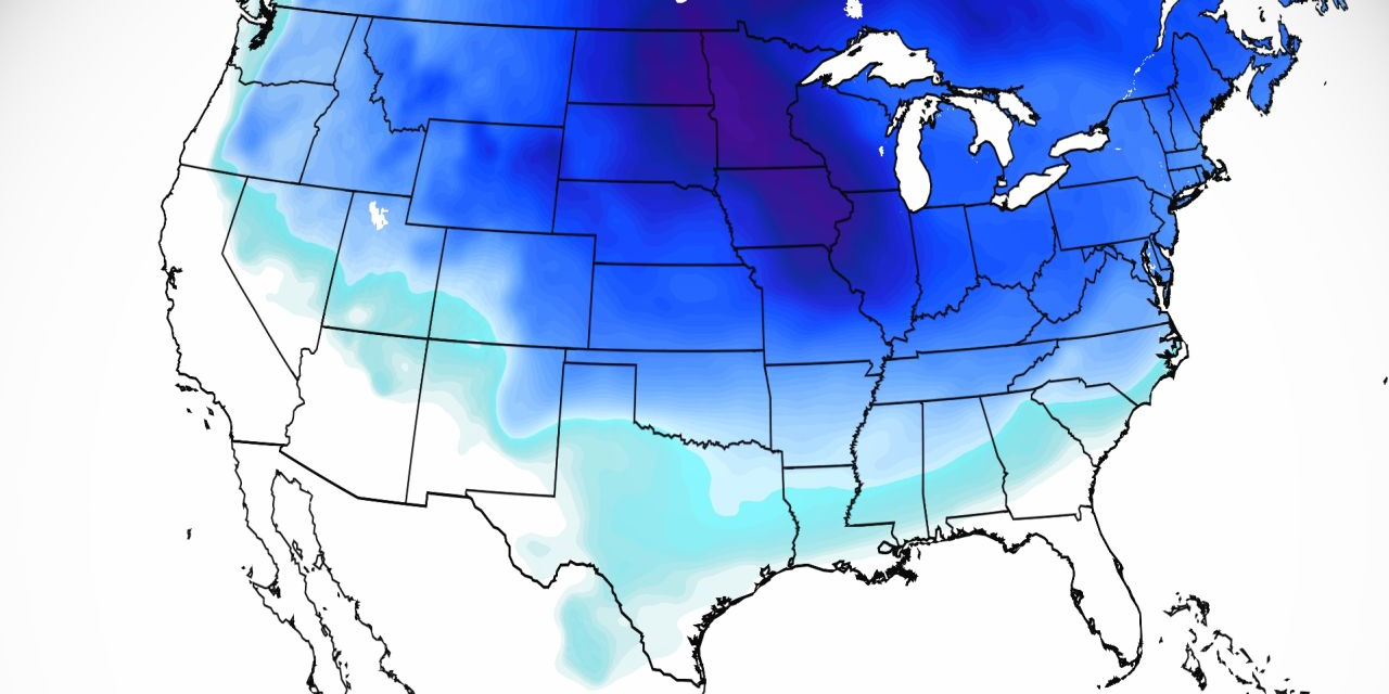 Las temperaturas en Estados Unidos están a punto de desplomarse con un cambio drástico del patrón otoñal