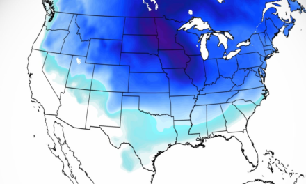 Las temperaturas en Estados Unidos están a punto de desplomarse con un cambio drástico del patrón otoñal