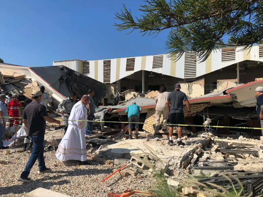 Derrumbe de techo en iglesia en Tamaulipas, México, deja un saldo preliminar de 3 personas muertas y más de 30 personas atrapadas