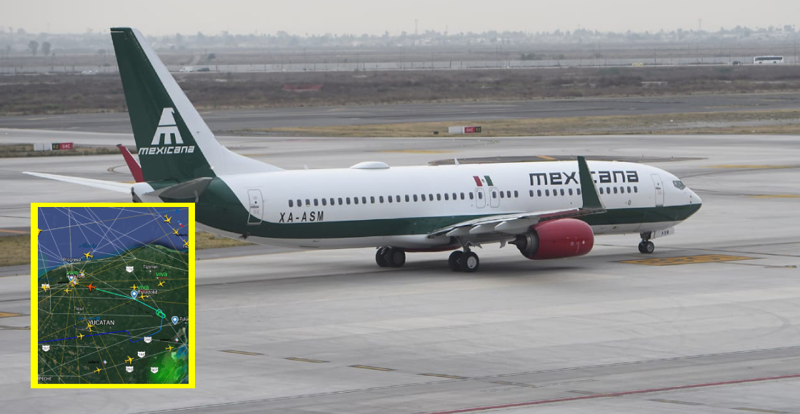 El primer vuelo de Mexicana de Aviación no llega a su destino en Tulum; aterrizó en Mérida
