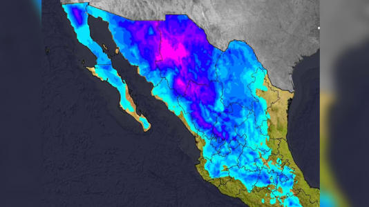 Dos frentes fríos en México causarán bajas temperaturas en varios estados, algunos por debajo de los 0 grados Celsius