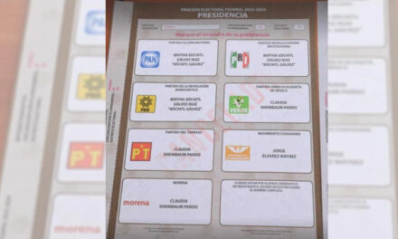¿Estás listo? Así serán las boletas electorales para la elección presidencial en México 2024